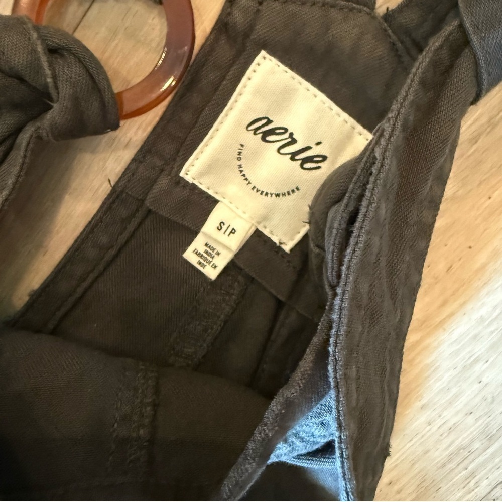Aerie Charcoal Overalls - Picture 4 of 5